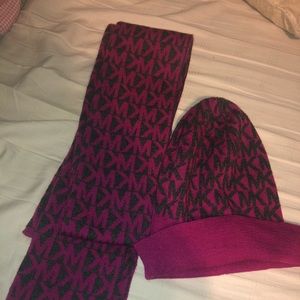 Michael Kors scarf and hat
